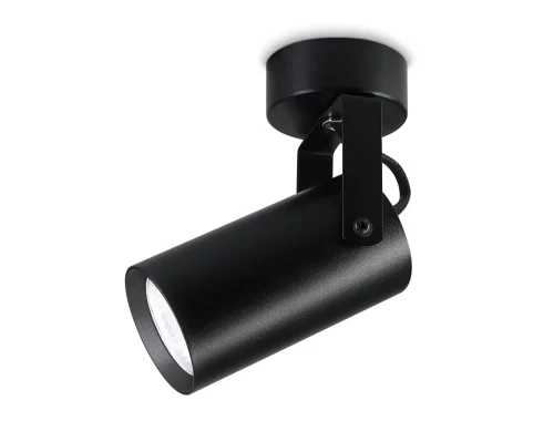 Спот с 1 лампой TA1303 Ambrella light чёрный GU10 в стиле хай-тек минимализм 